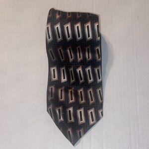 Alexander Julian Colours 100% silk dark green neck tie
